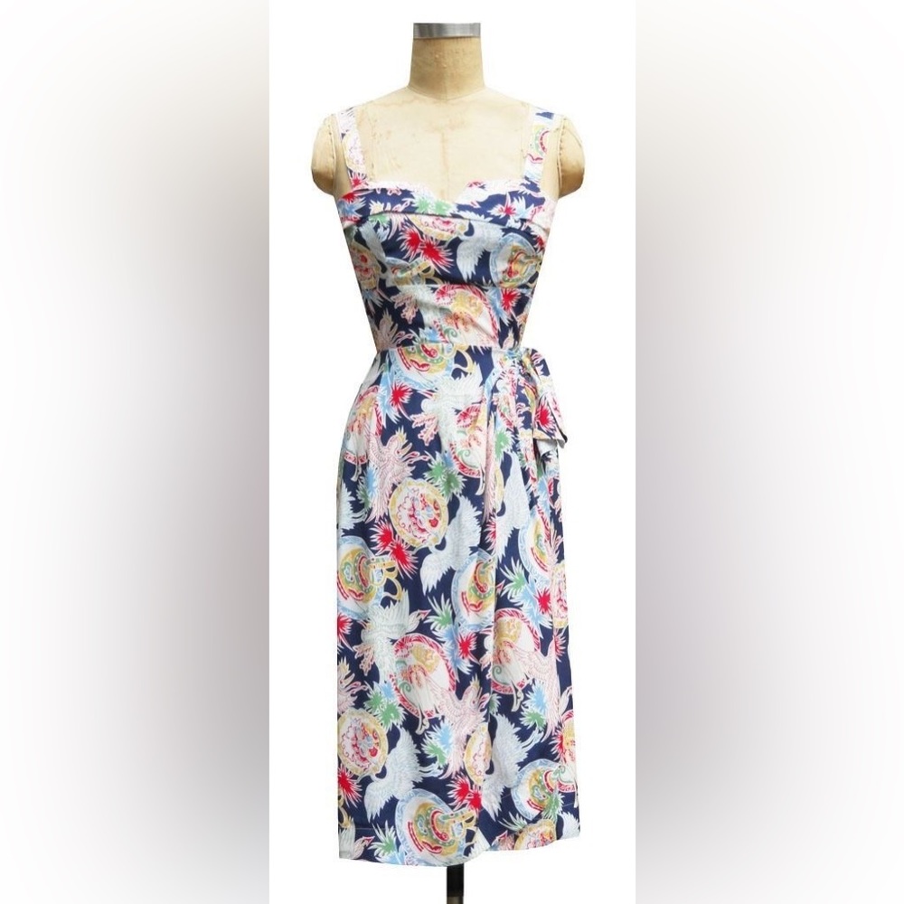 Rare Trashy Diva Trixie Sarong dress Pearl Harbor print size 4